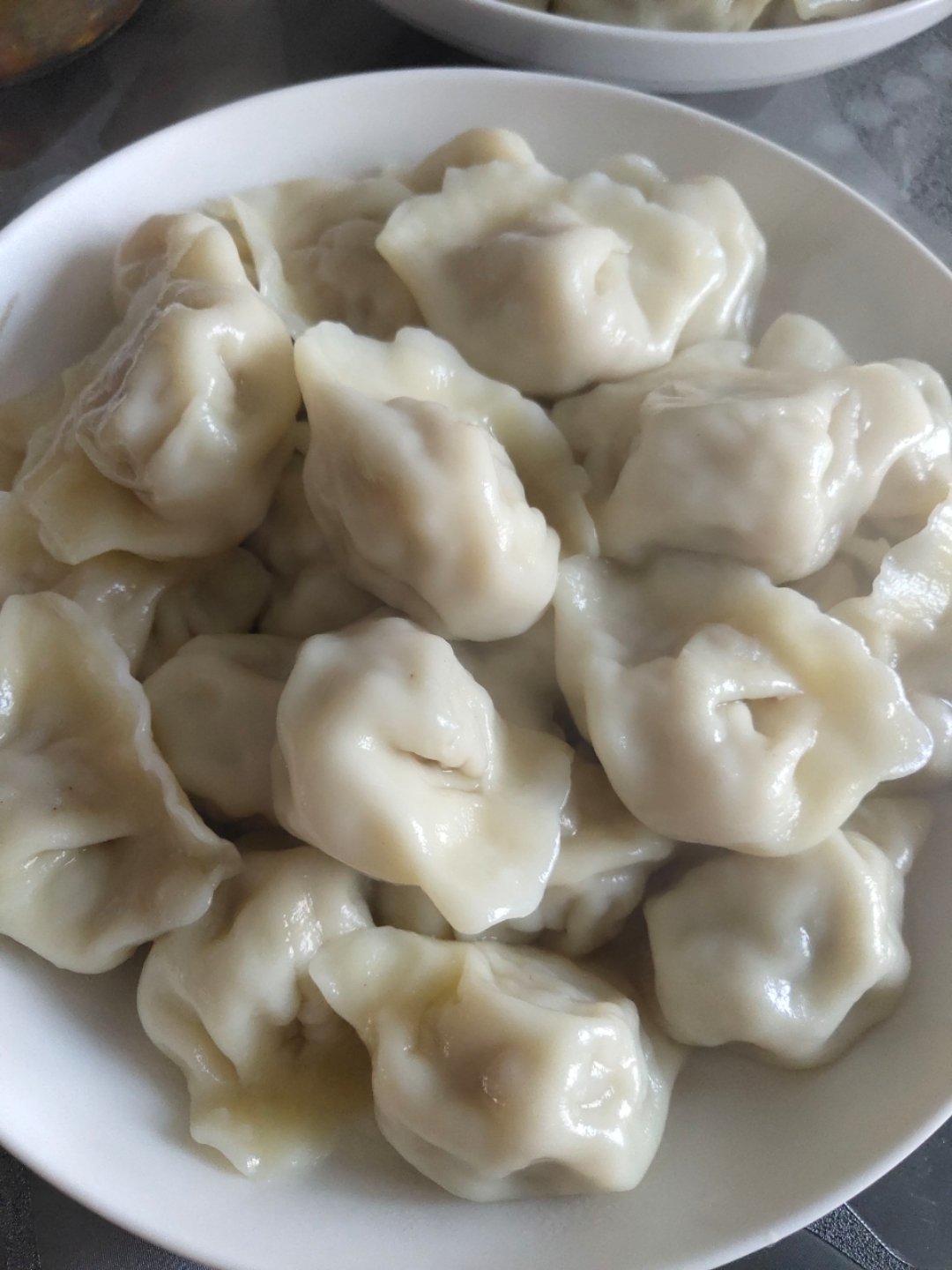 尝尝鲜——白萝卜大肉馅饺子