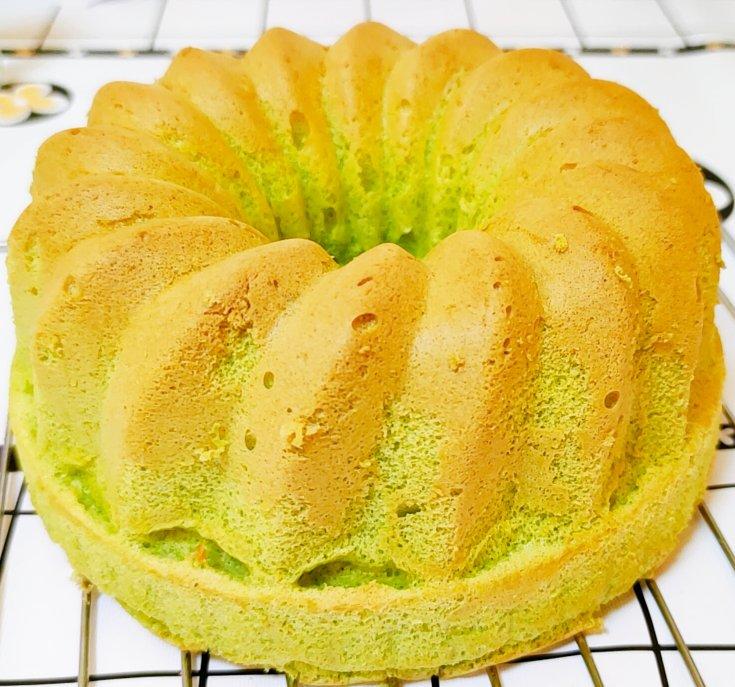 乐葵8寸菠菜戚风蛋糕