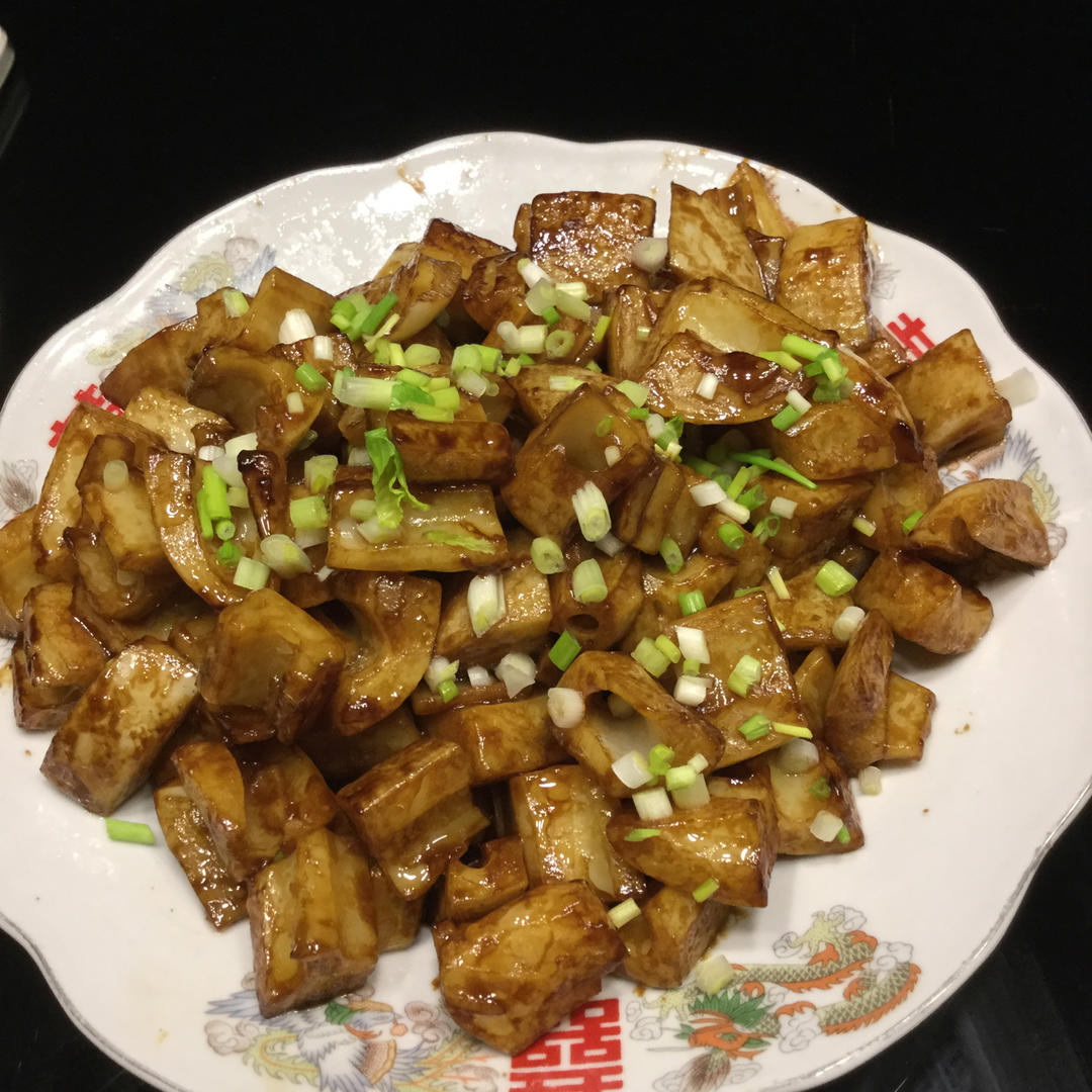 酸甜的开胃菜-  糖醋藕丁