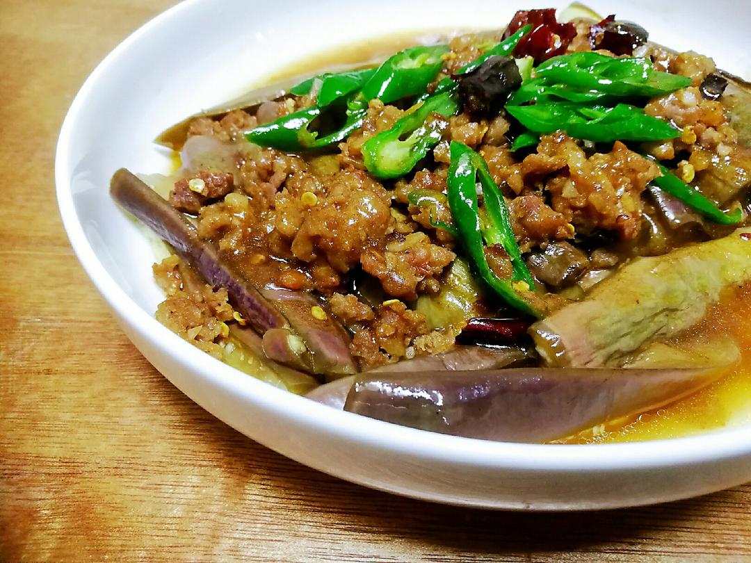 肉末蒸茄子