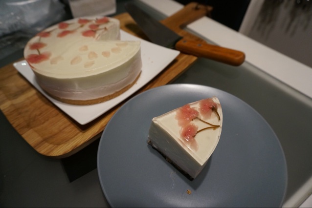 樱花渐变慕斯蛋糕（6寸）