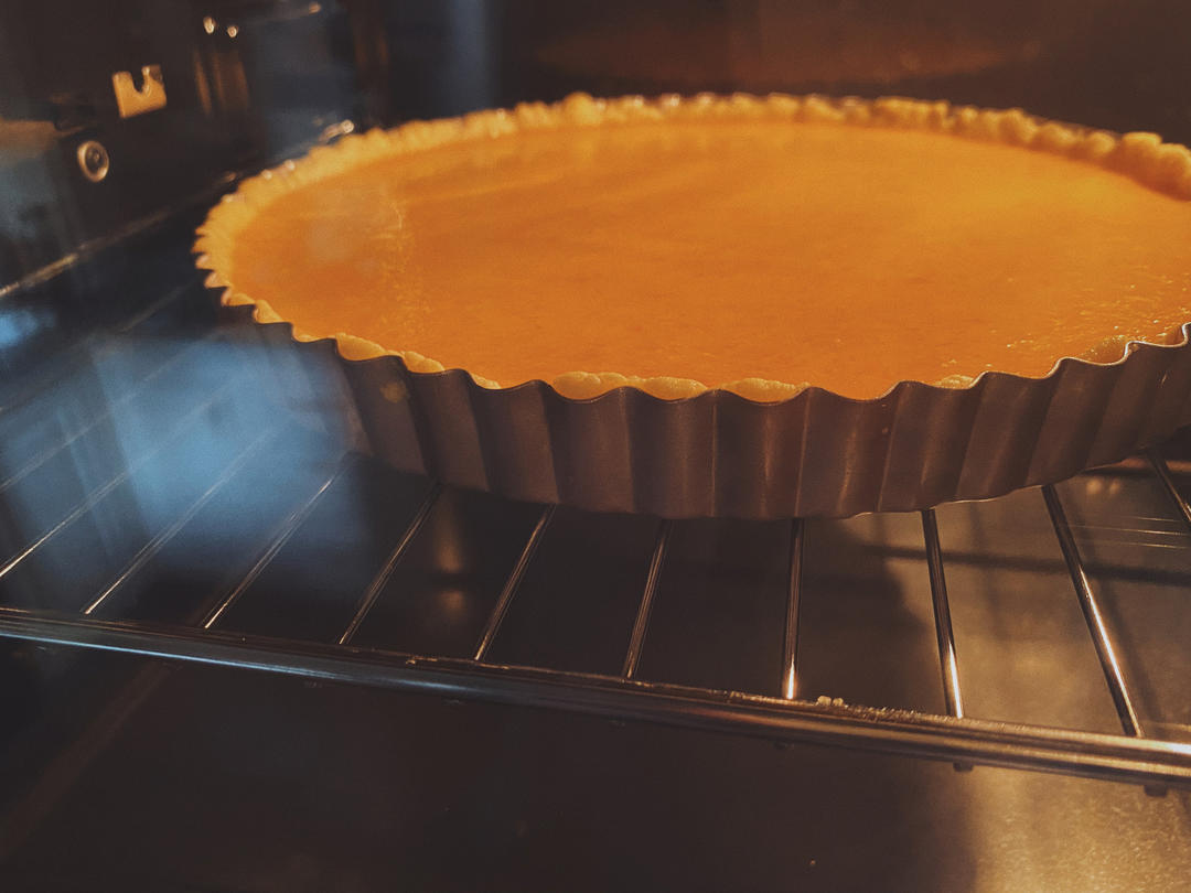 秋季时令小甜品——奶香南瓜派