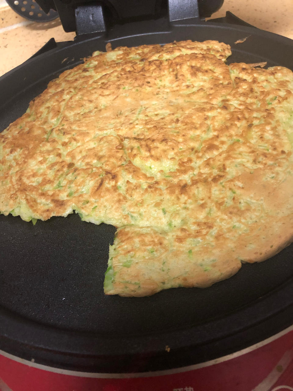 葫芦瓜鸡蛋饼