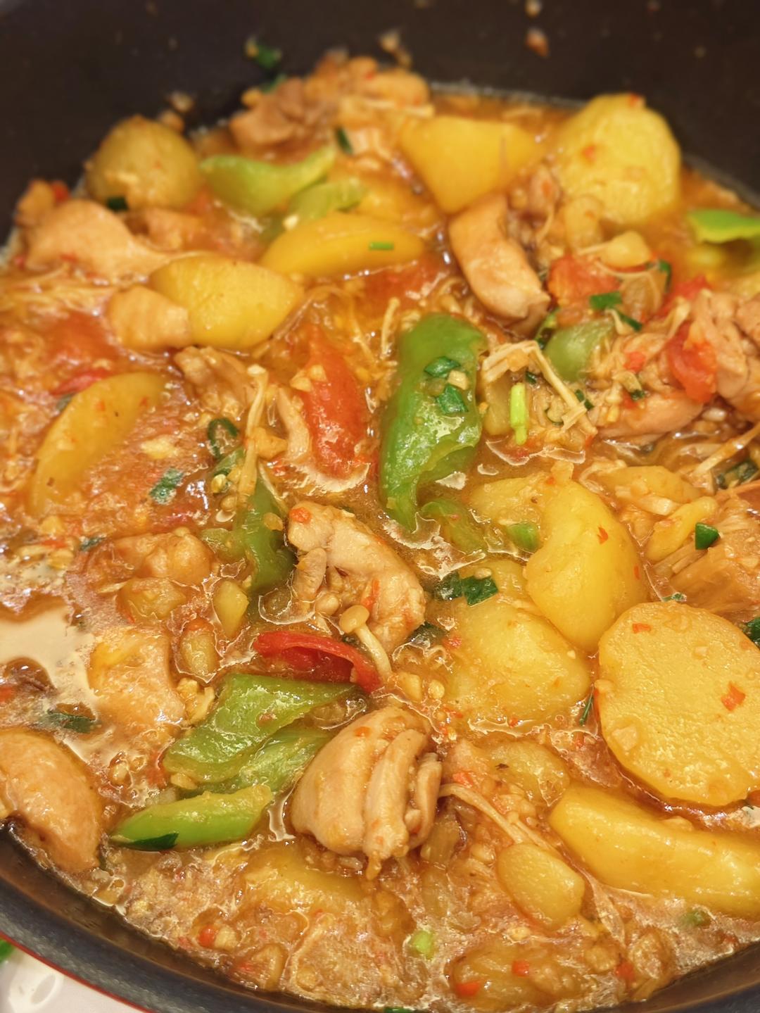 复刻火烧云油焖鸡(少油版)的做法