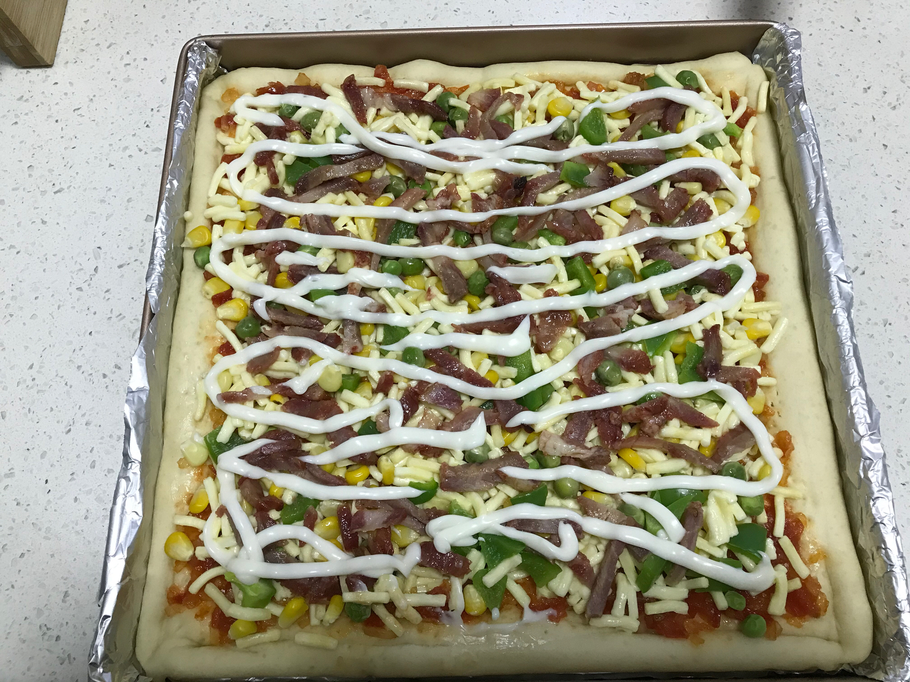 四拼披萨