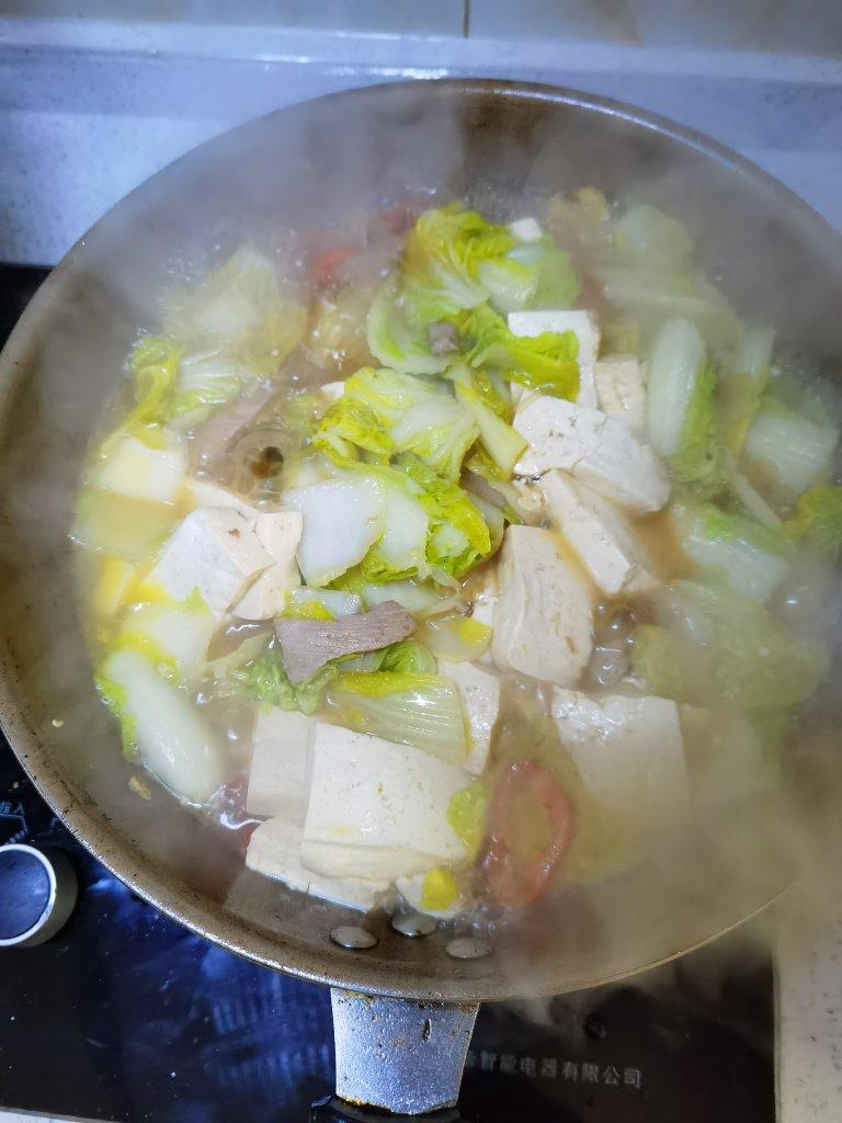 娃娃菜炖豆腐