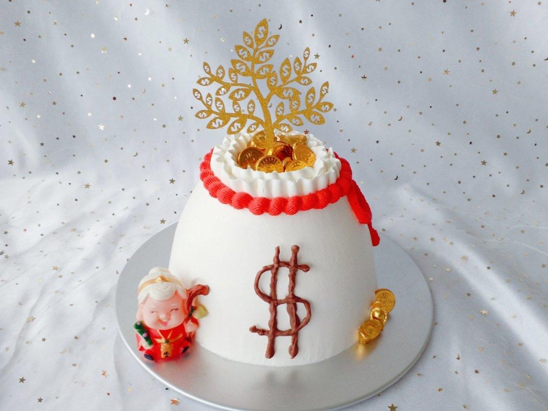 异形蛋糕钱袋生日蛋糕（福袋生日蛋糕）