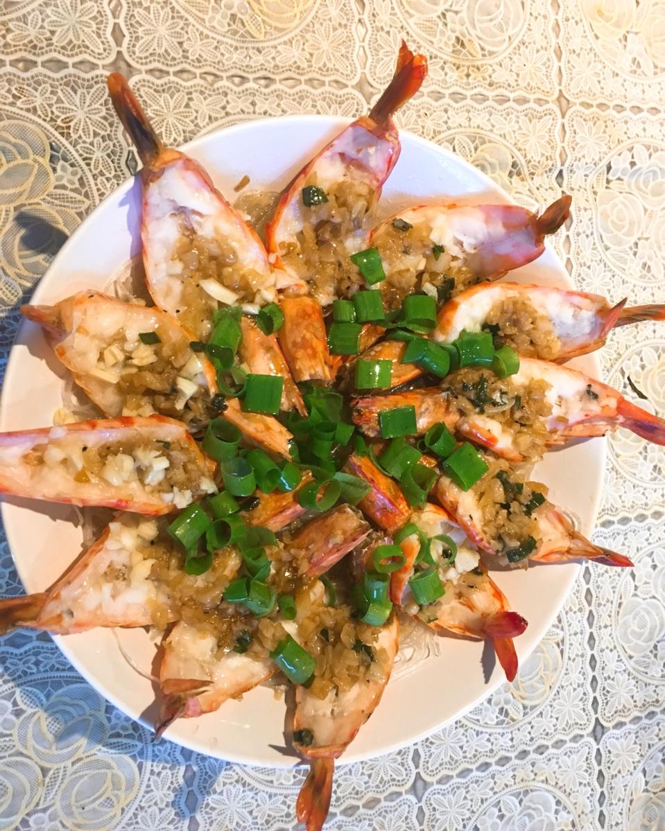 蒜蓉粉丝蒸虾