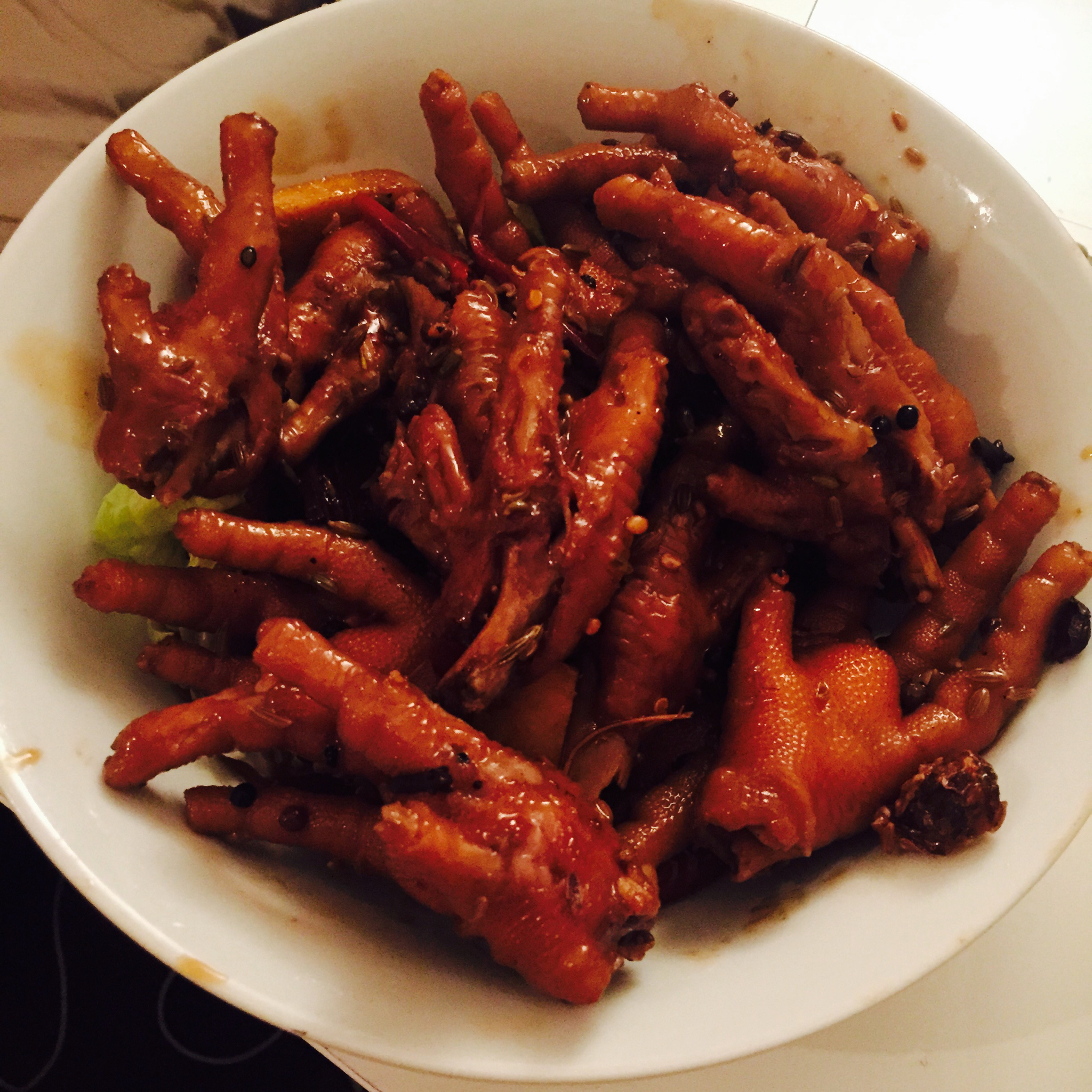 香辣卤鸡爪