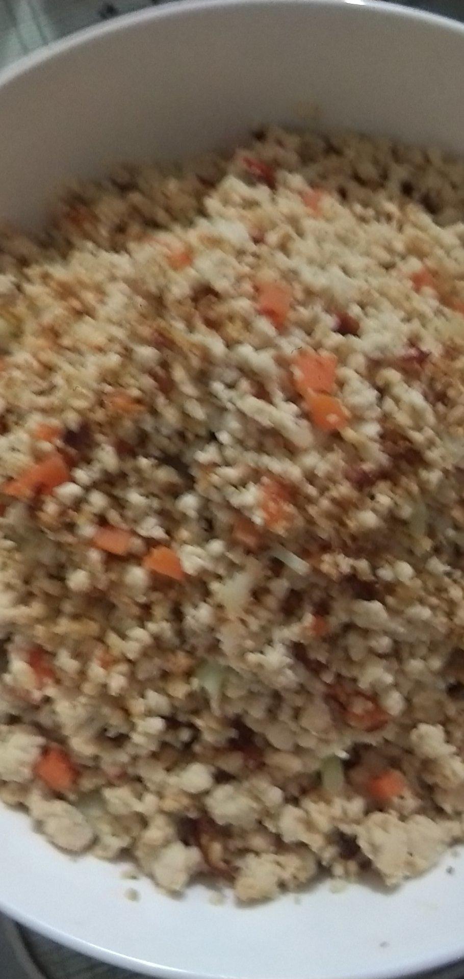 减脂午餐-香喷喷的无米炒饭（饱腹一绝）