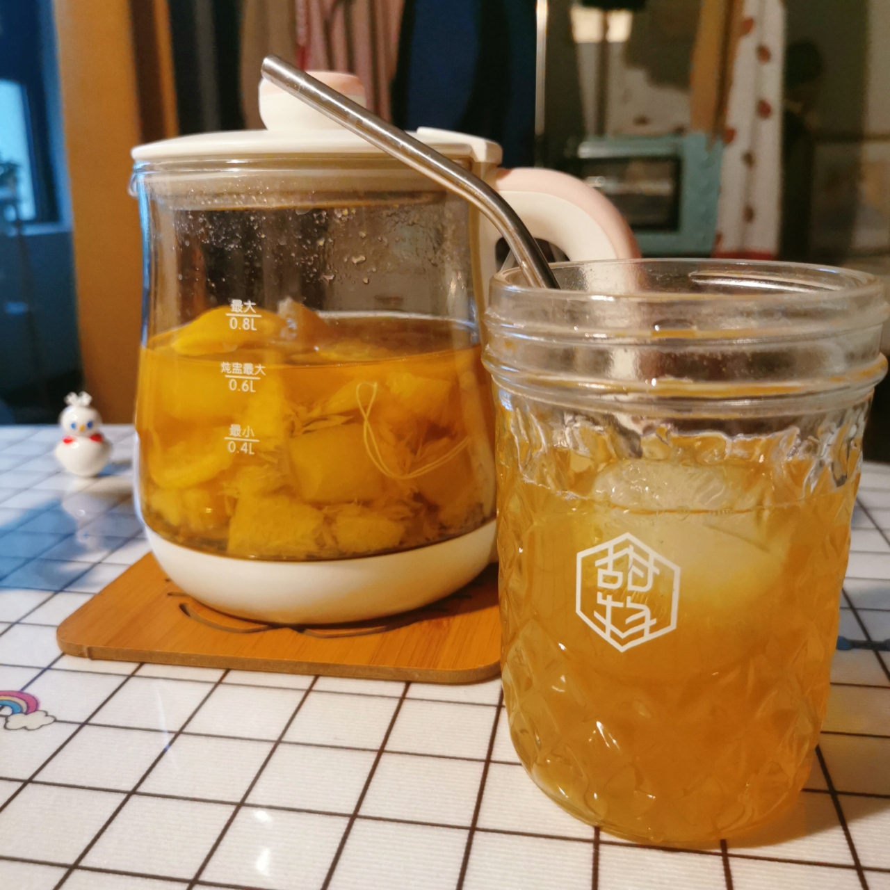 苹果热橙柠檬茶