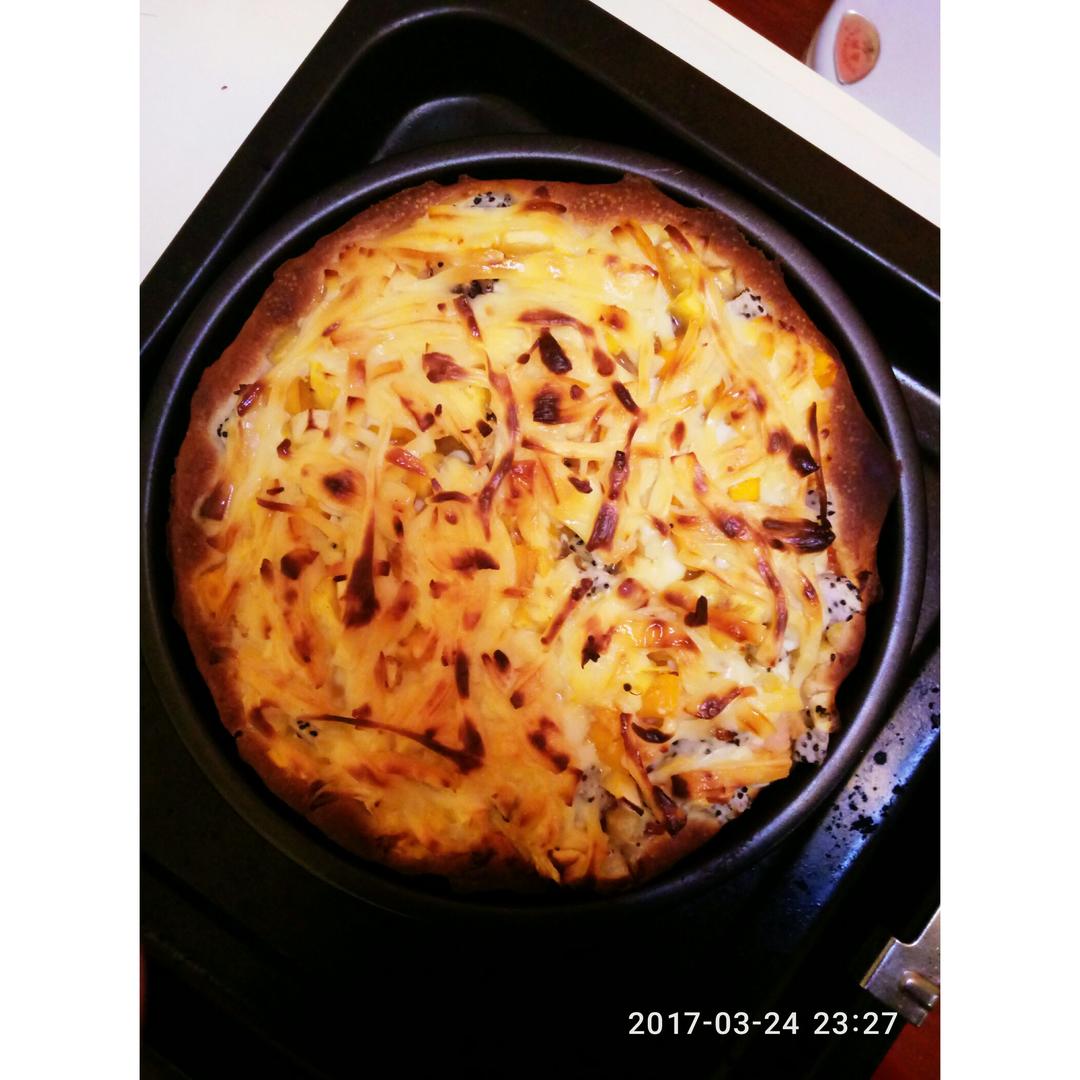 金枪鱼火腿pizza