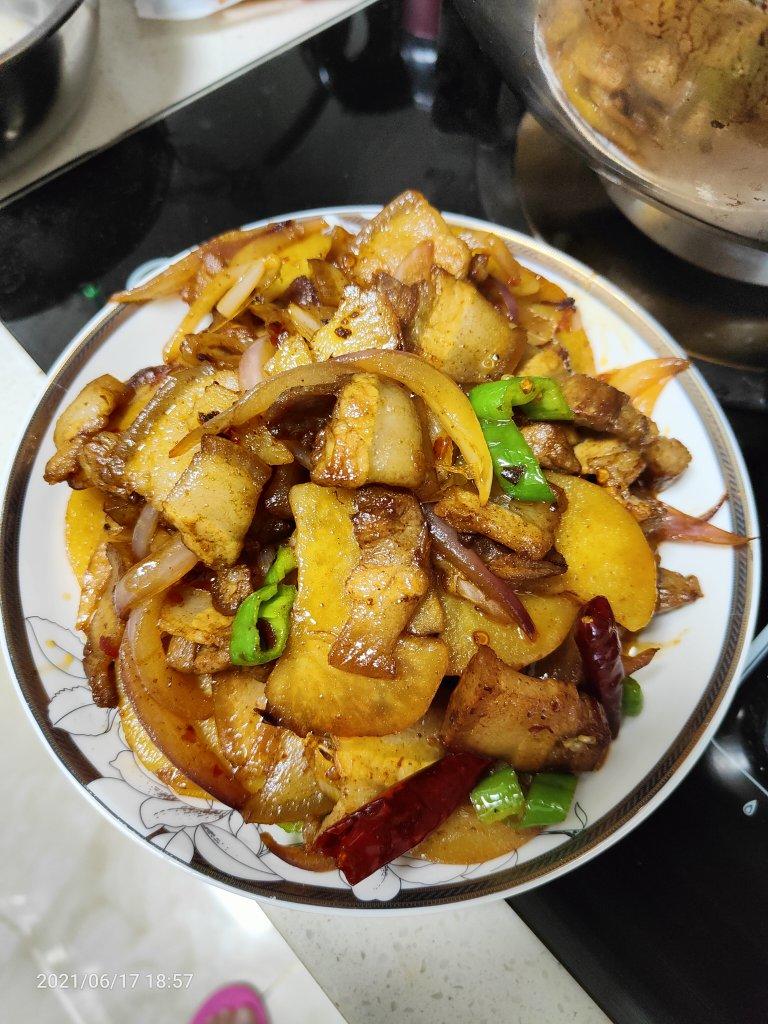 干锅土豆片