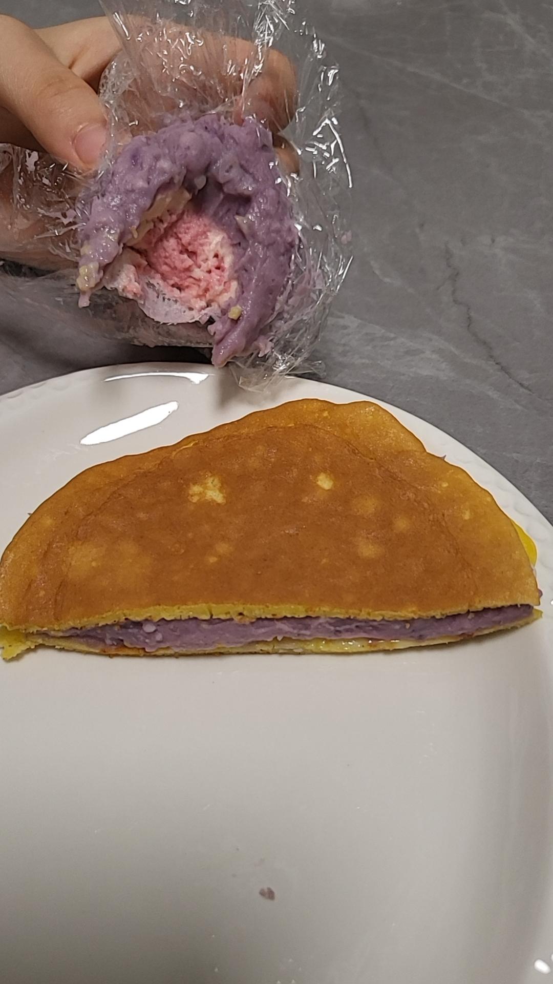 麻薯芋泥铜锣烧