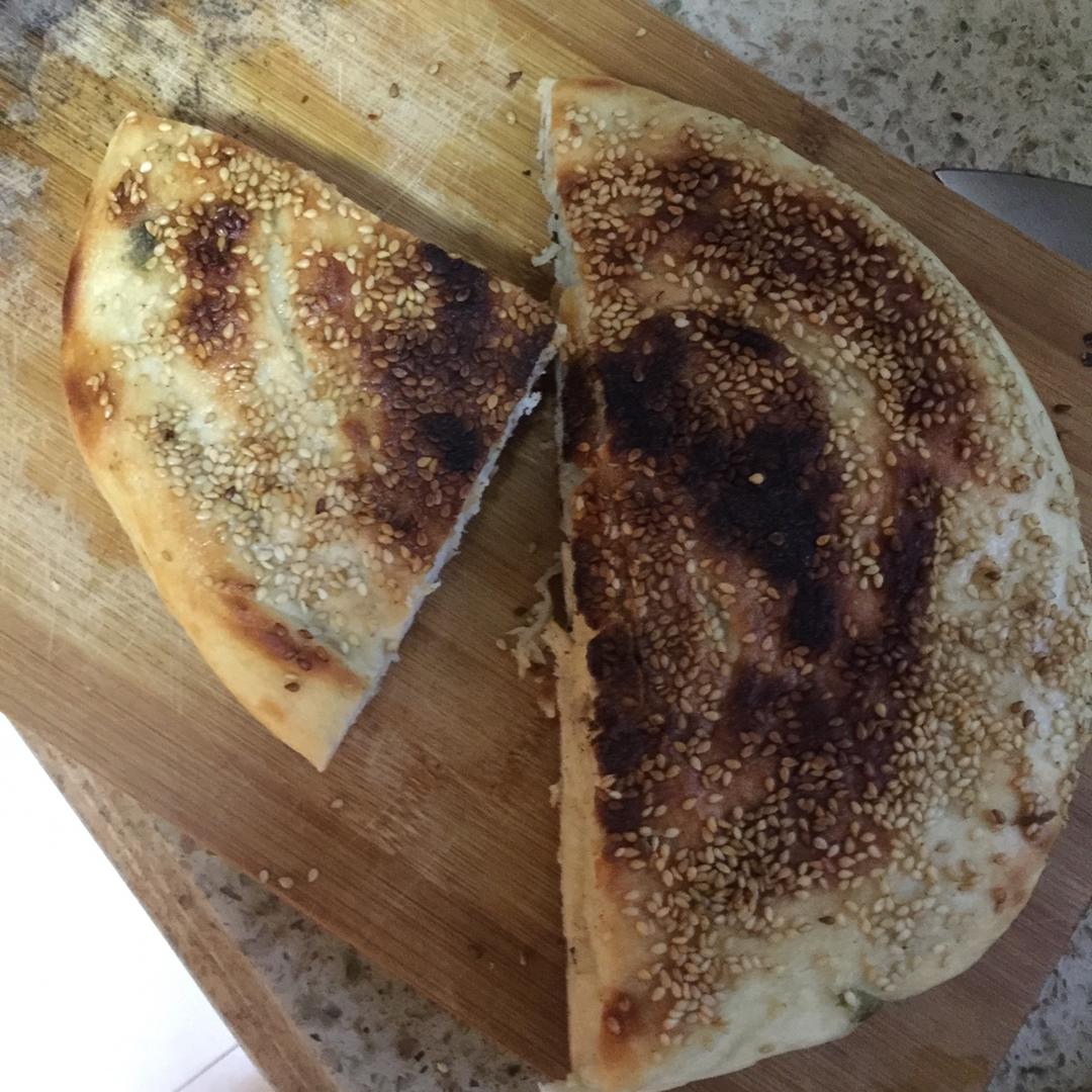 椒盐发面饼 Sesame Pancake