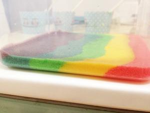 【微波炉】彩虹蛋糕卷的做法 步骤20