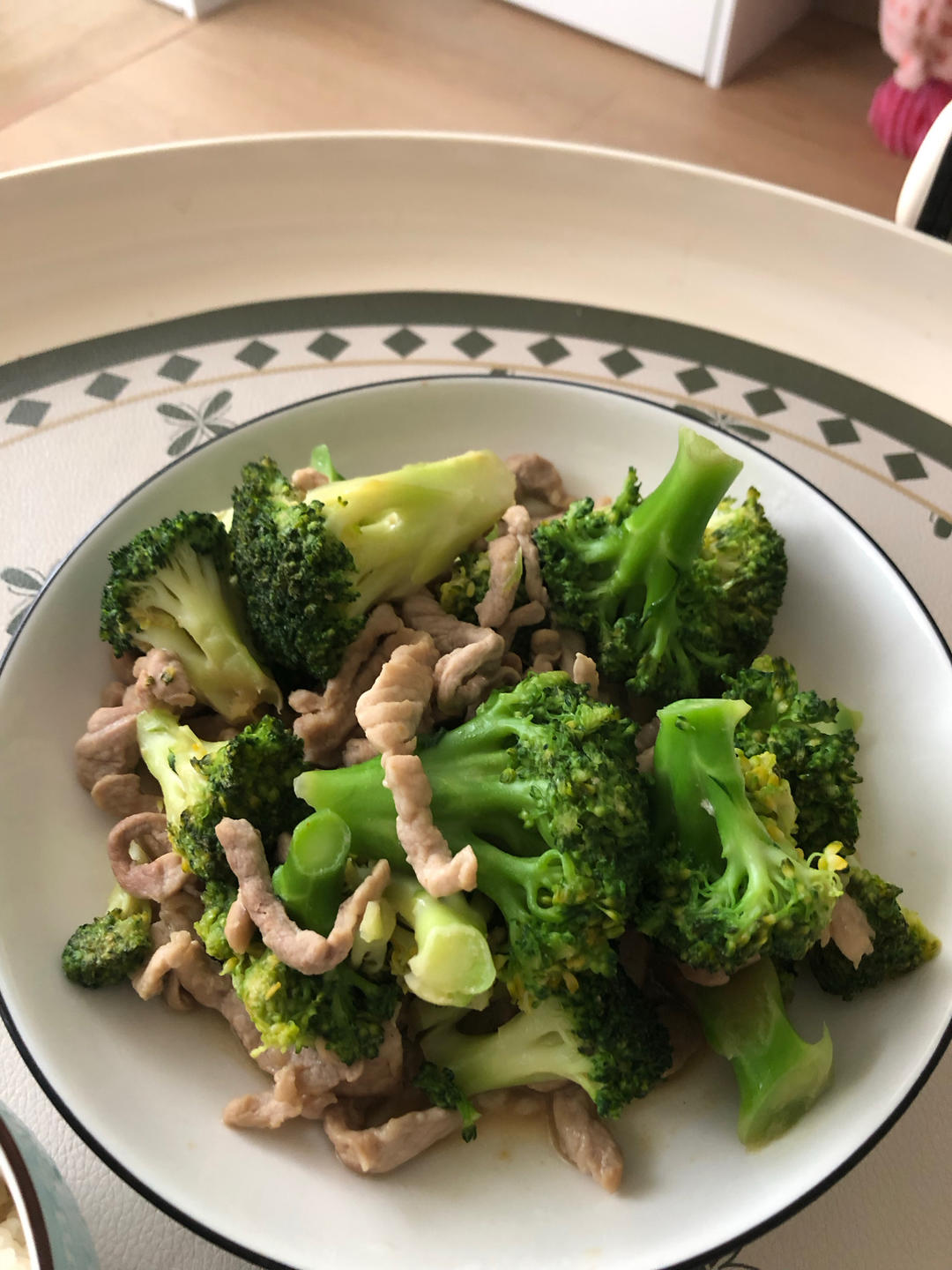 清炒西蓝花，口味清淡，营养价值高