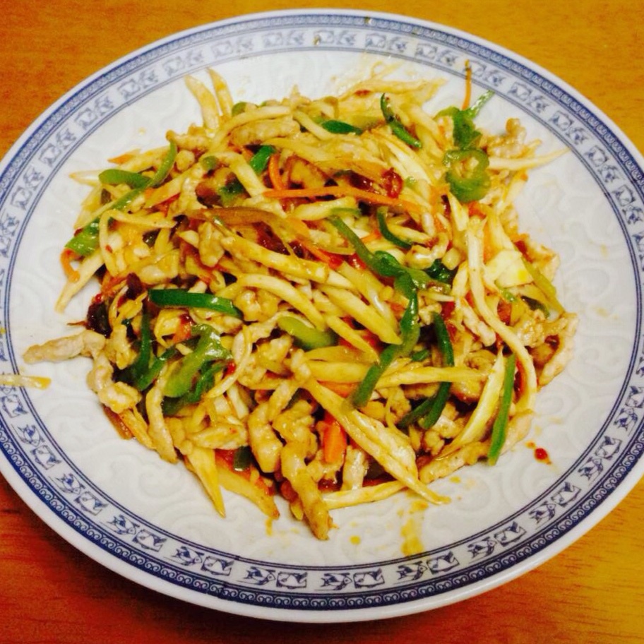 茭白肉丝
