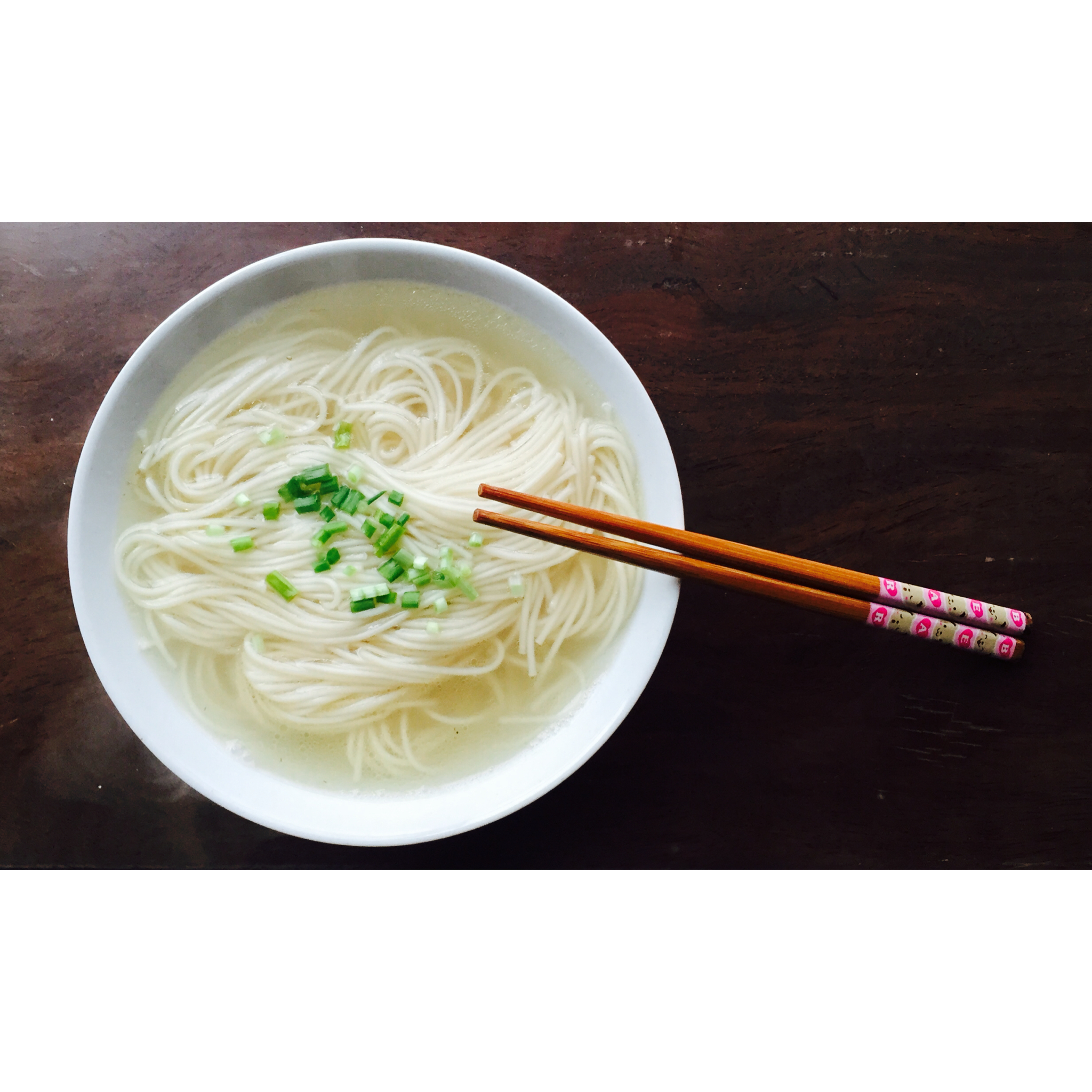 小葱麻油酱油面
