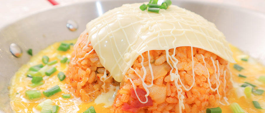 糟糕！一看到这碗「火山芝士炒饭」就开始疯狂咽口水！的做法