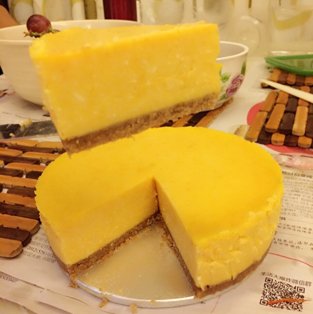 轻乳酪芝士蛋糕6寸#皮黑森林#