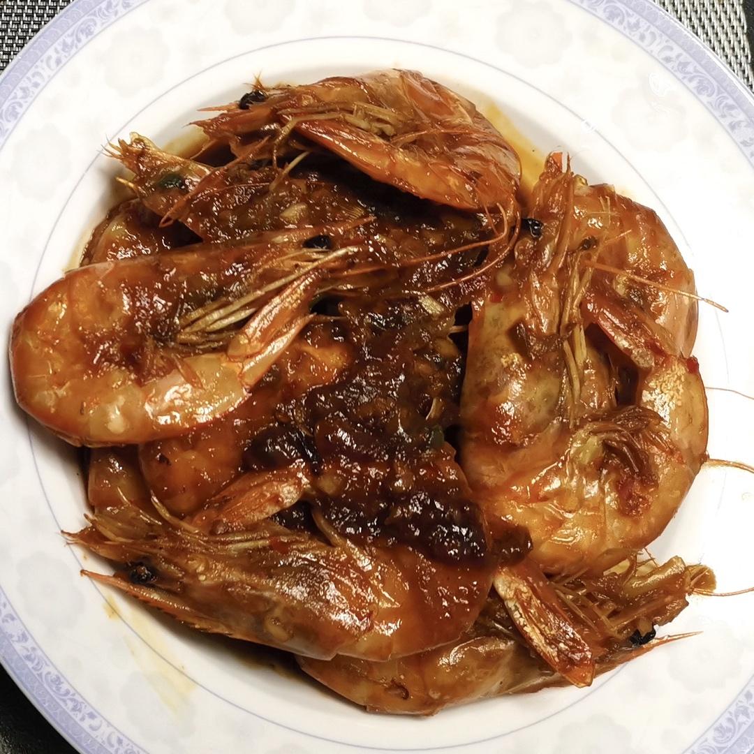 甜辣酱烧大虾
