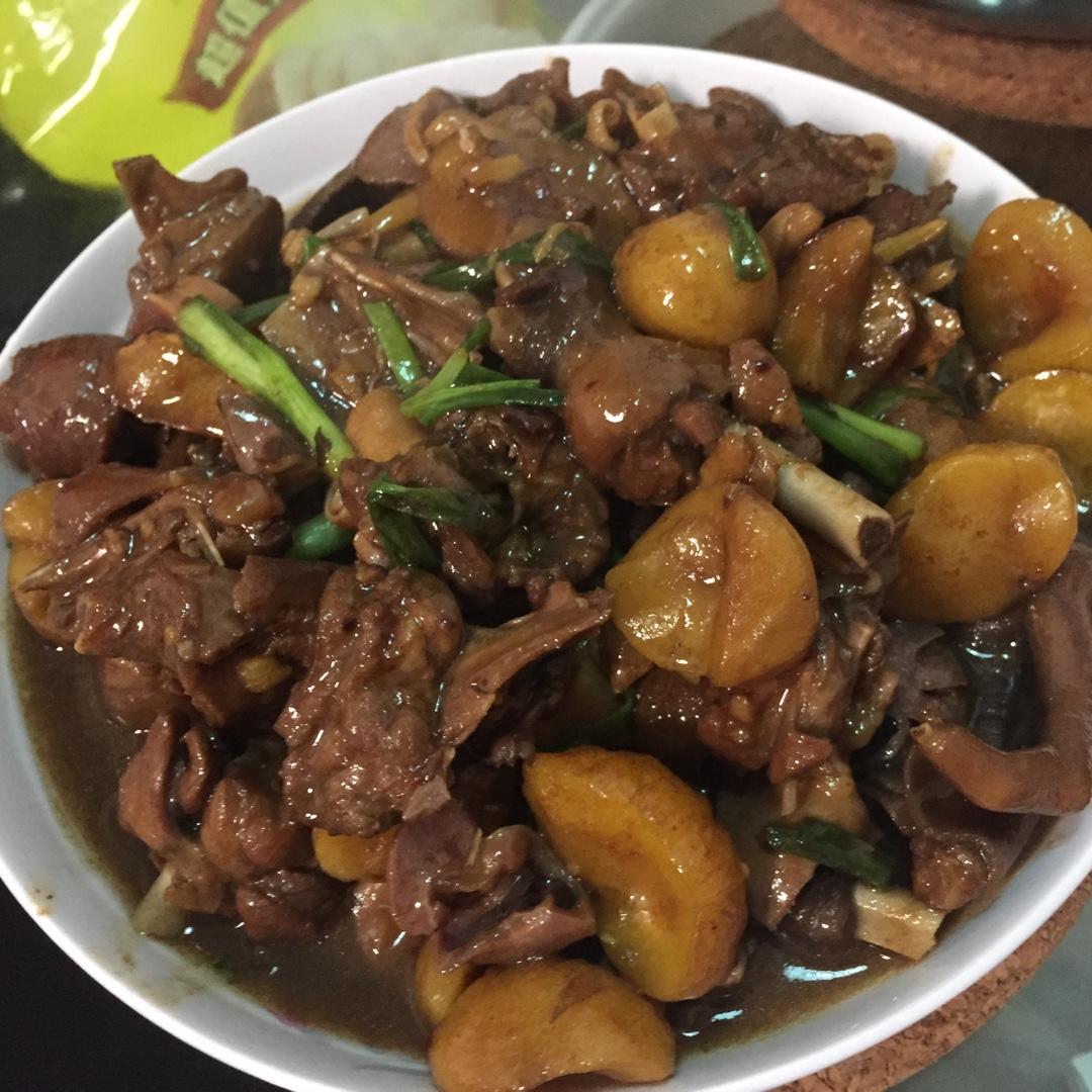 栗子焖鸭