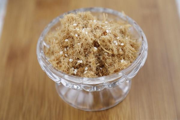 芝麻肉松(面包机版)的做法