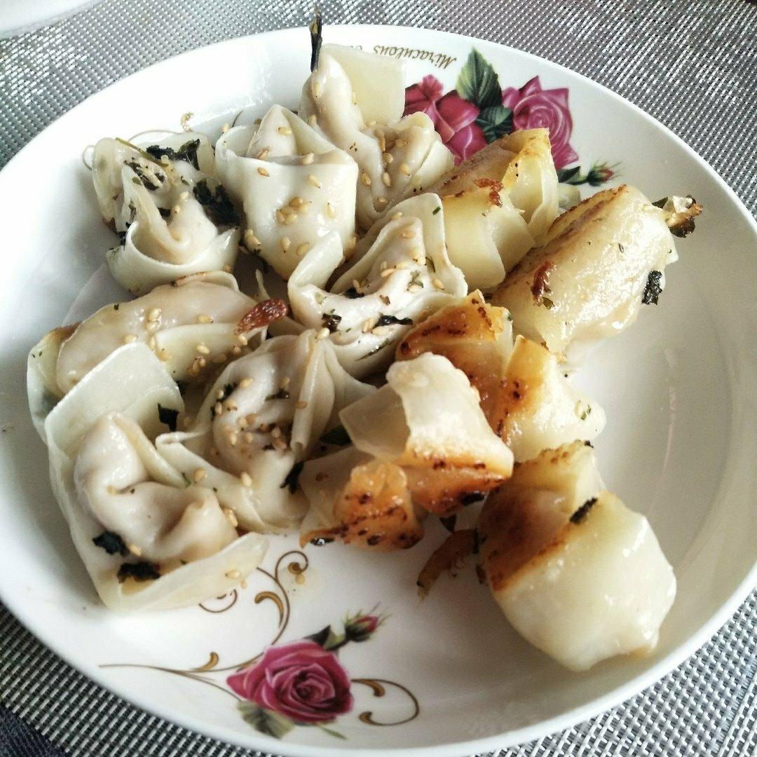 香煎小馄饨