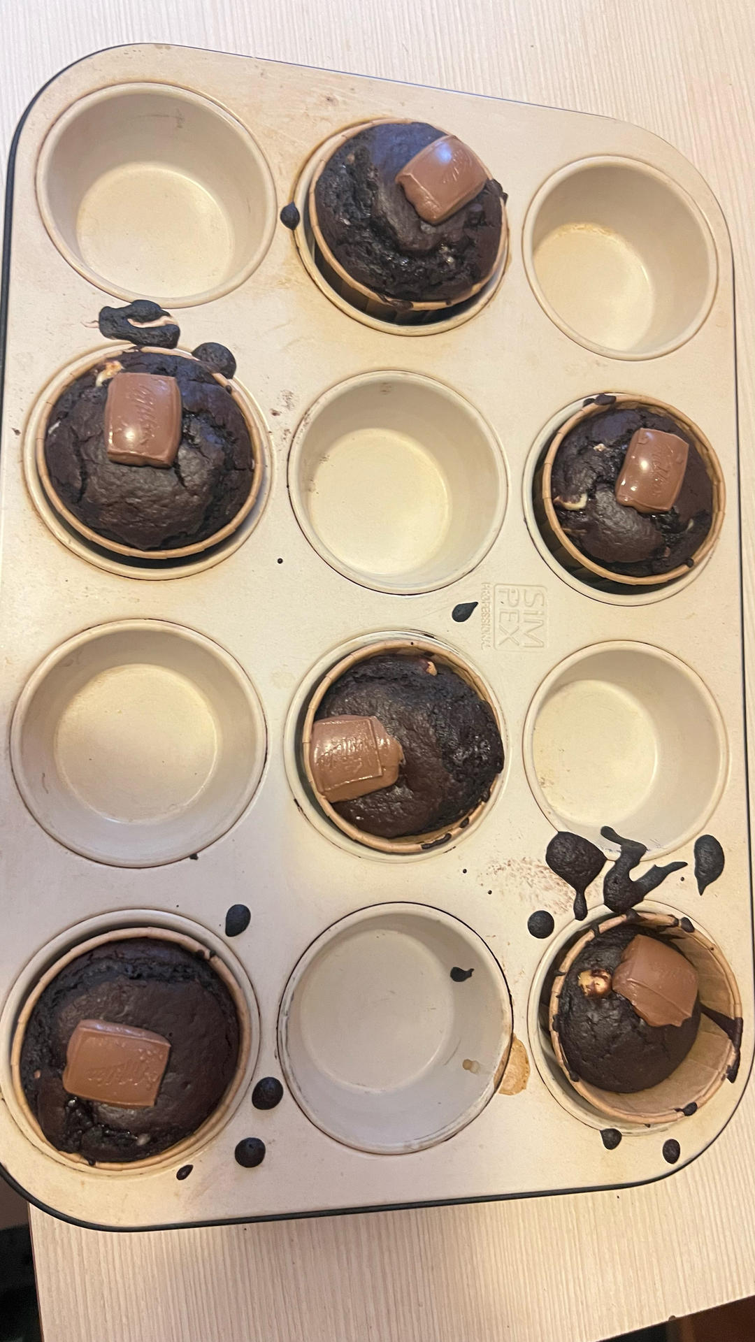 在家做巧克力蘑菇头麦芬蛋糕🍫