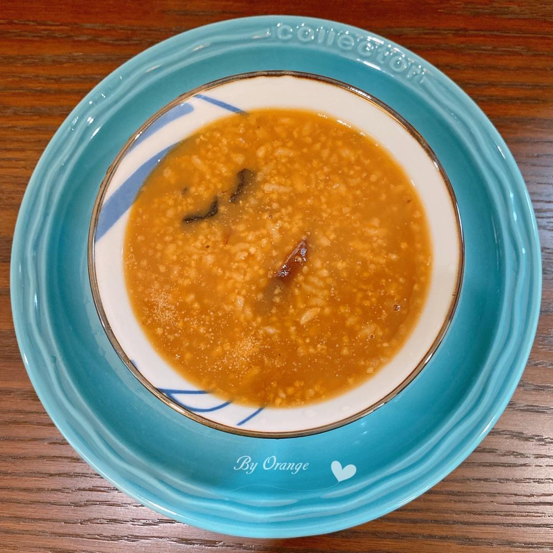 陈皮黄精小米红糖粥