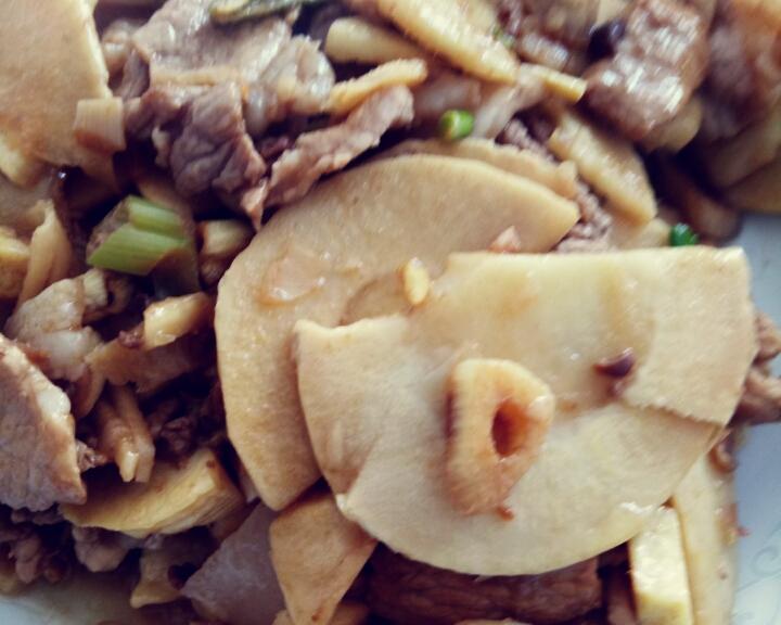 鲜笋炒肉片的做法