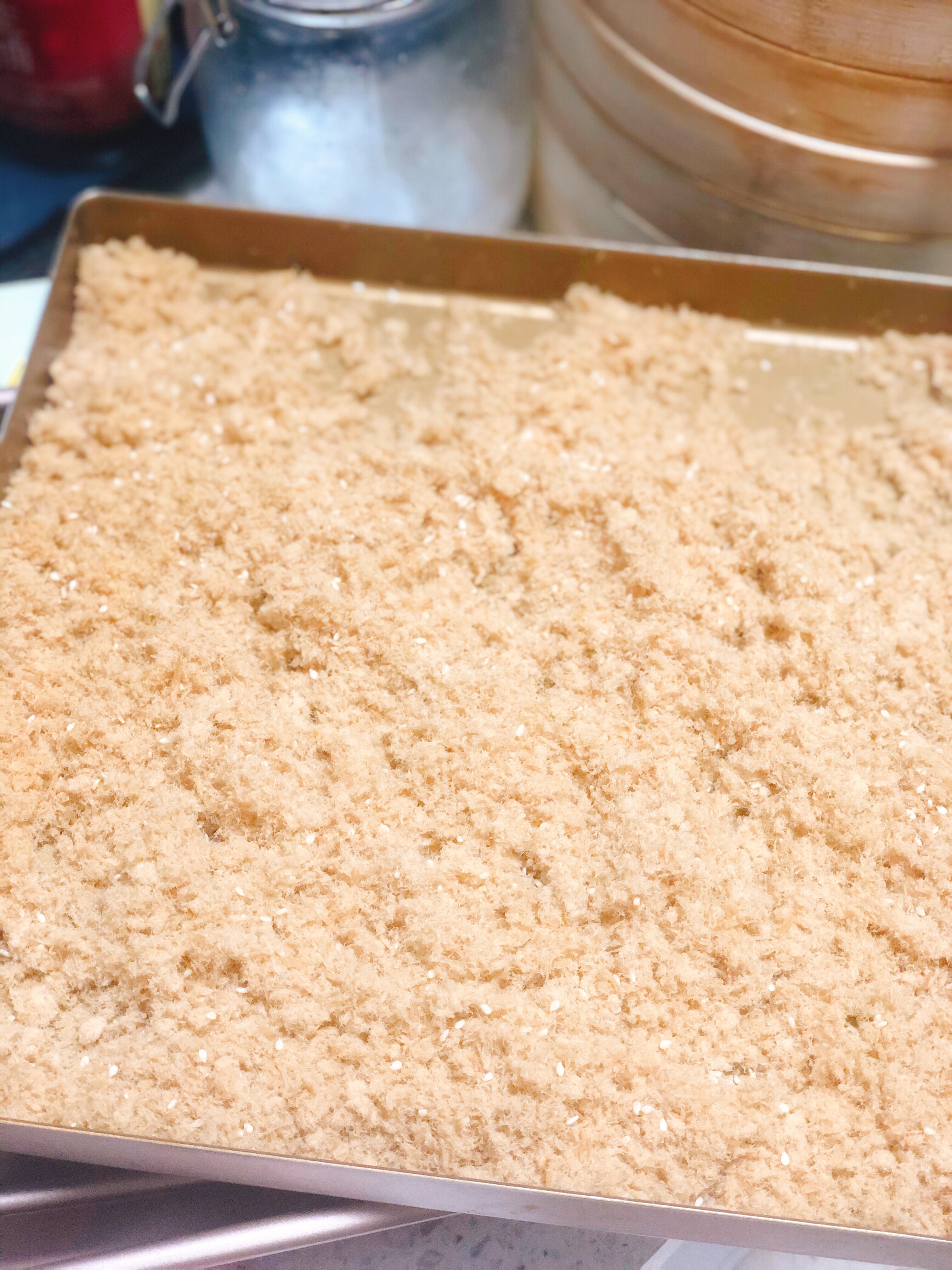 自制肉松—厨师机+烤箱版的做法 步骤13