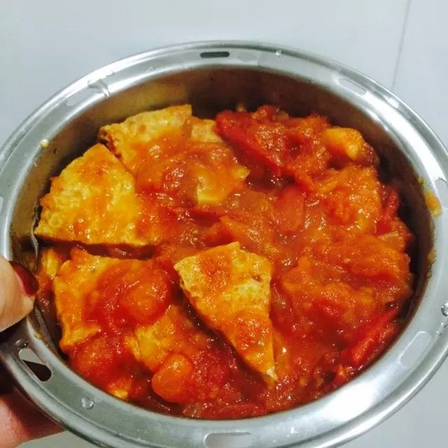 西红柿烧豆腐