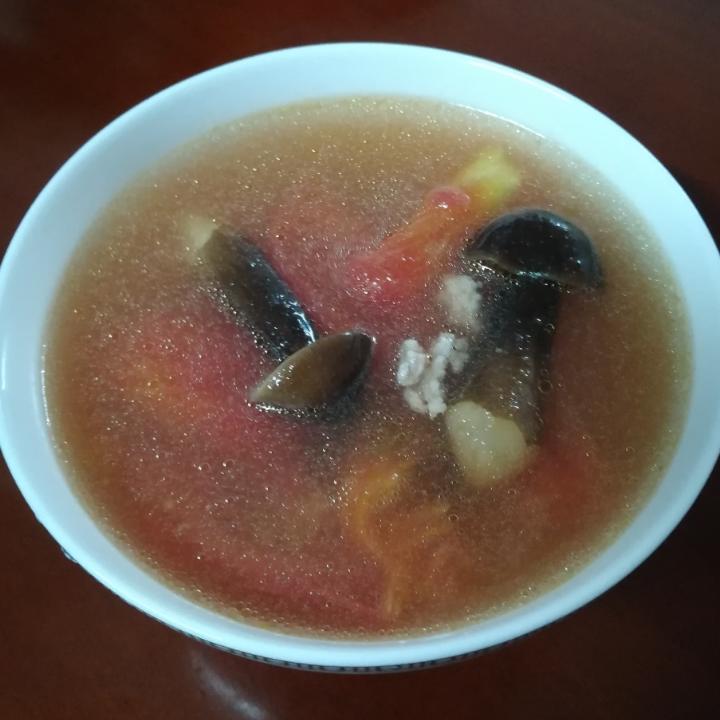 海鲜菇西红柿酱汤