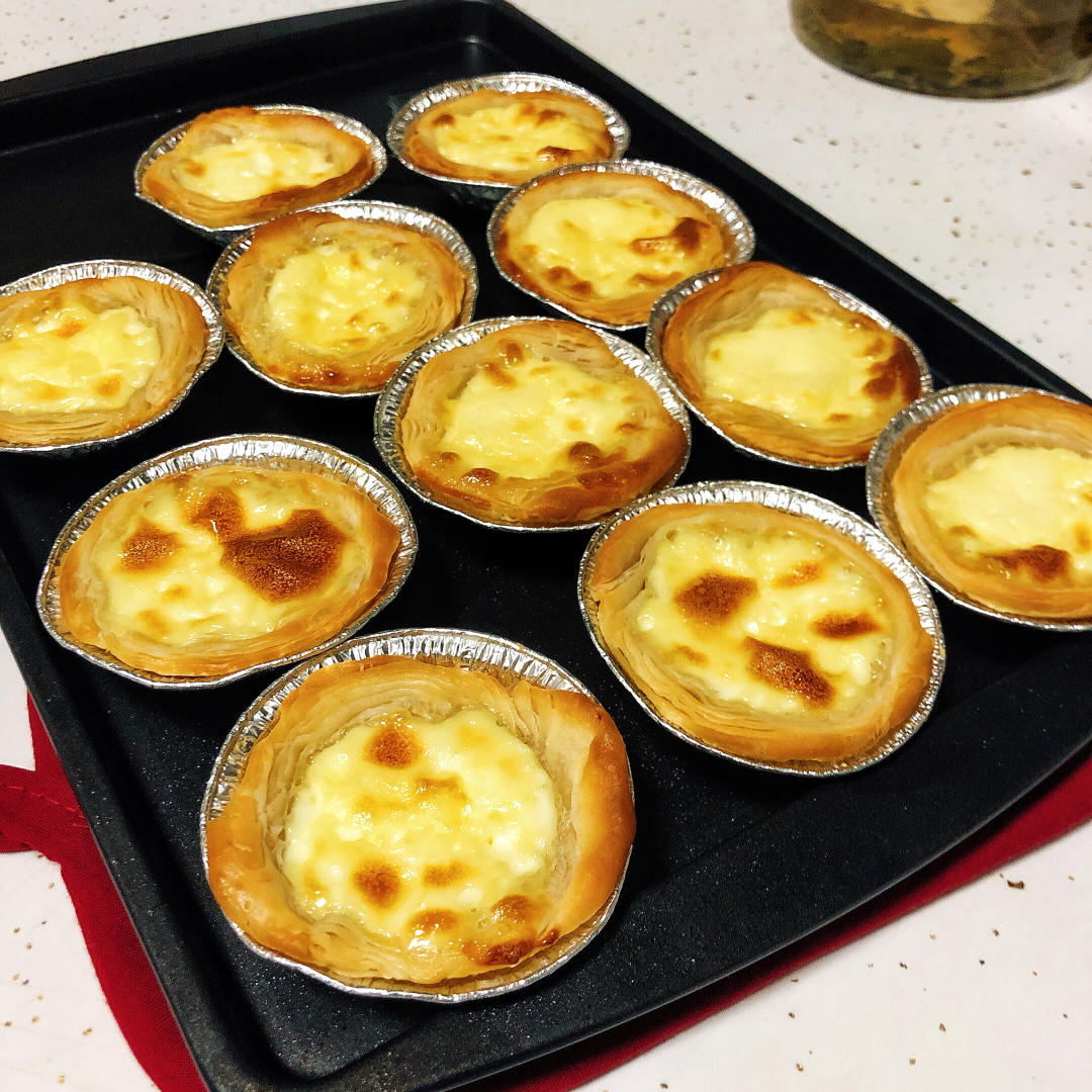 超嫩滑的葡式蛋挞(全蛋版)新手友好『秒杀KFC』
