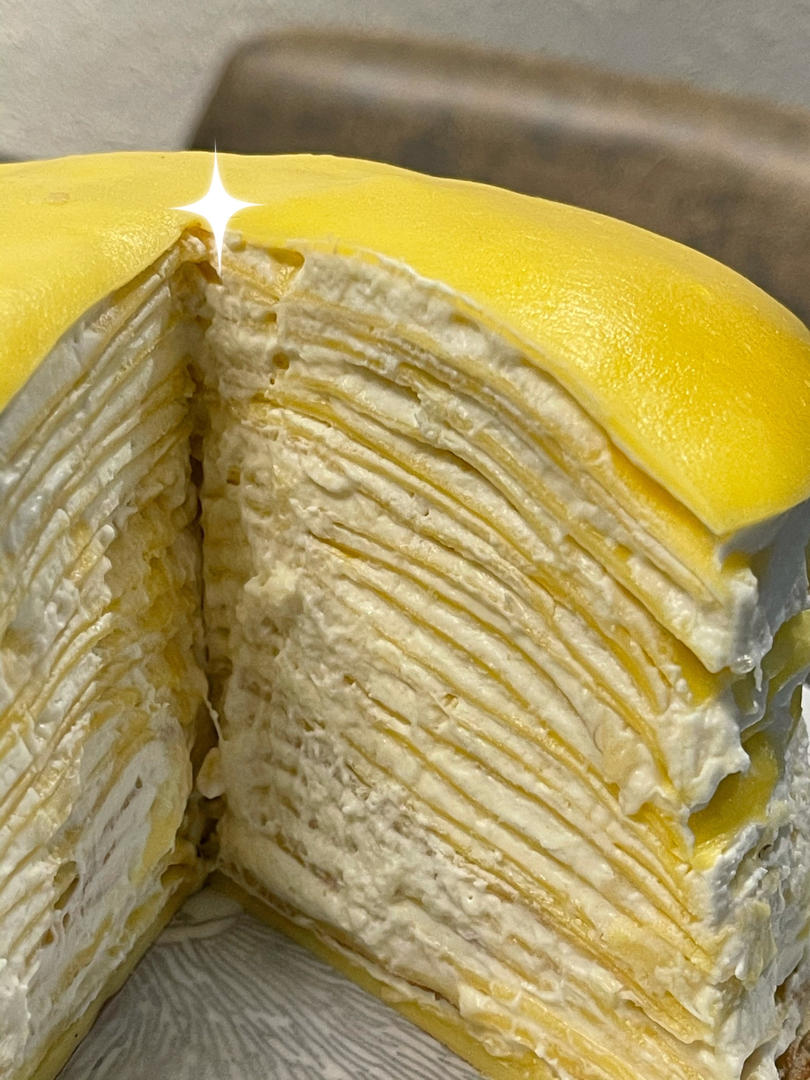 榴莲千层（超软糯蛋皮配方٩( ᐛ )و