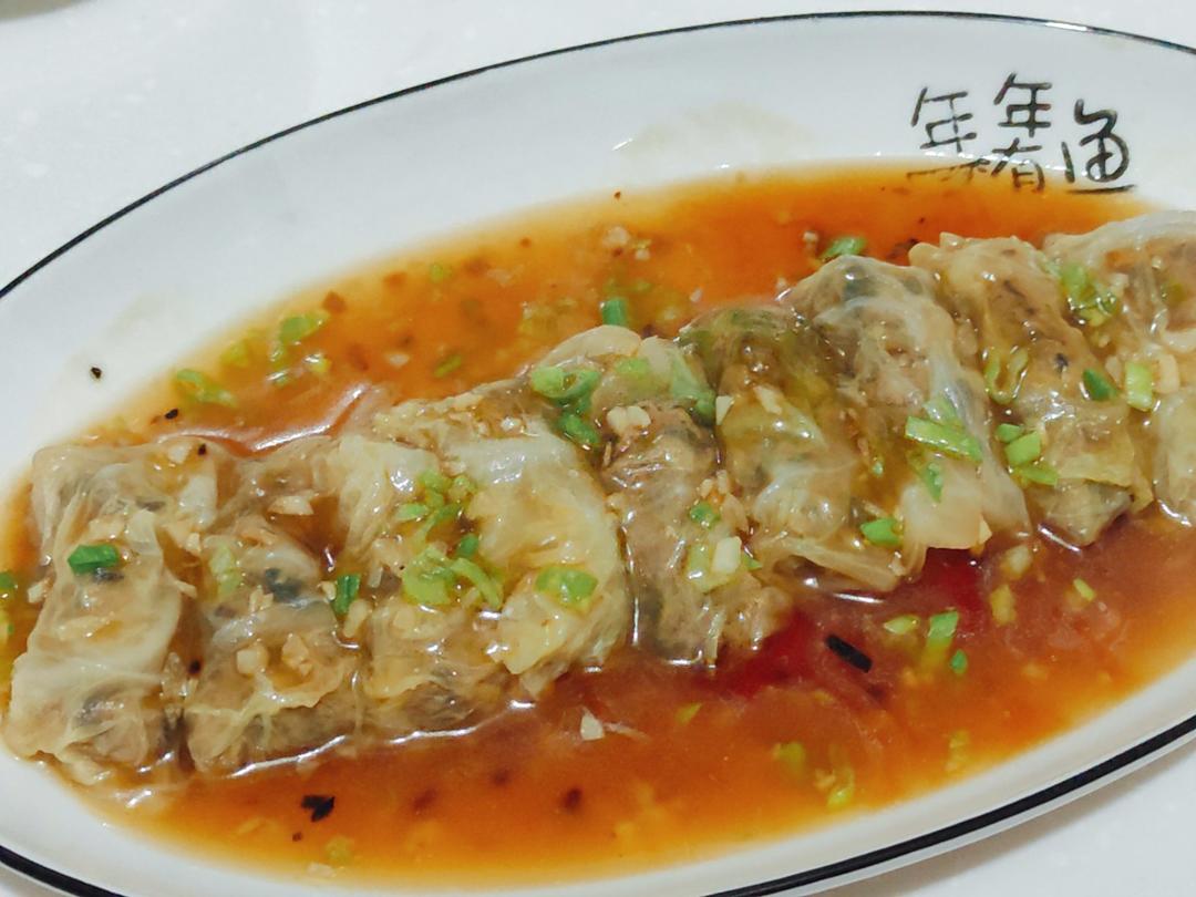 肉酿白菜卷