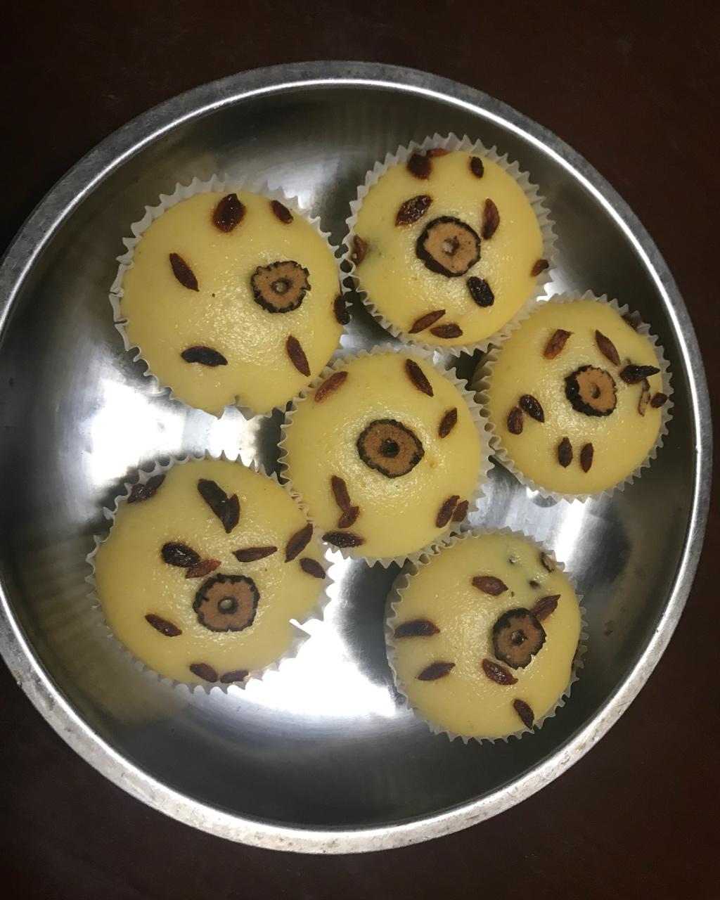 蜂蜜鸡蛋玉米面发糕