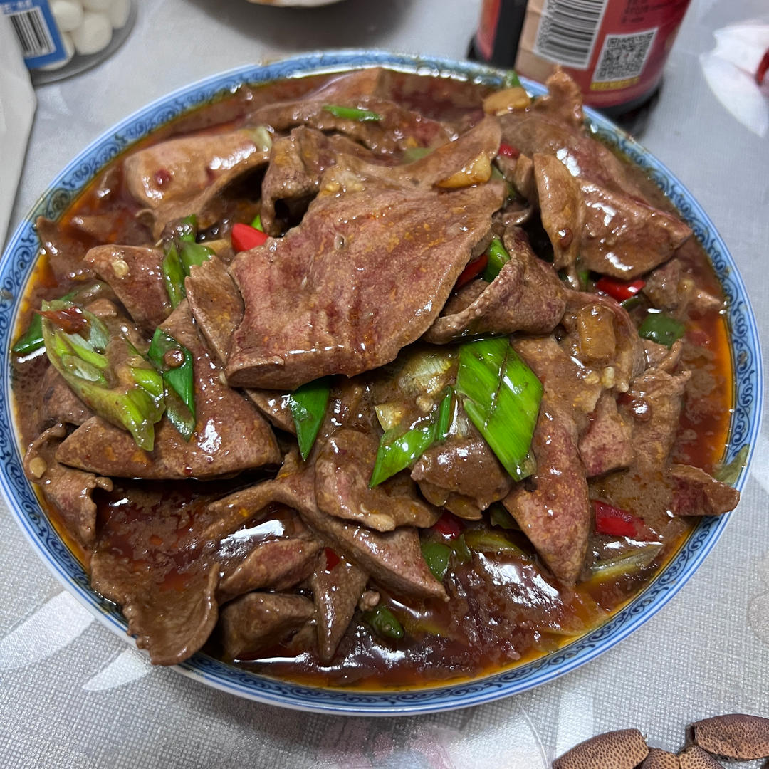 这样炒的猪肝鲜嫩入味，一点都不腥，特别好吃😋