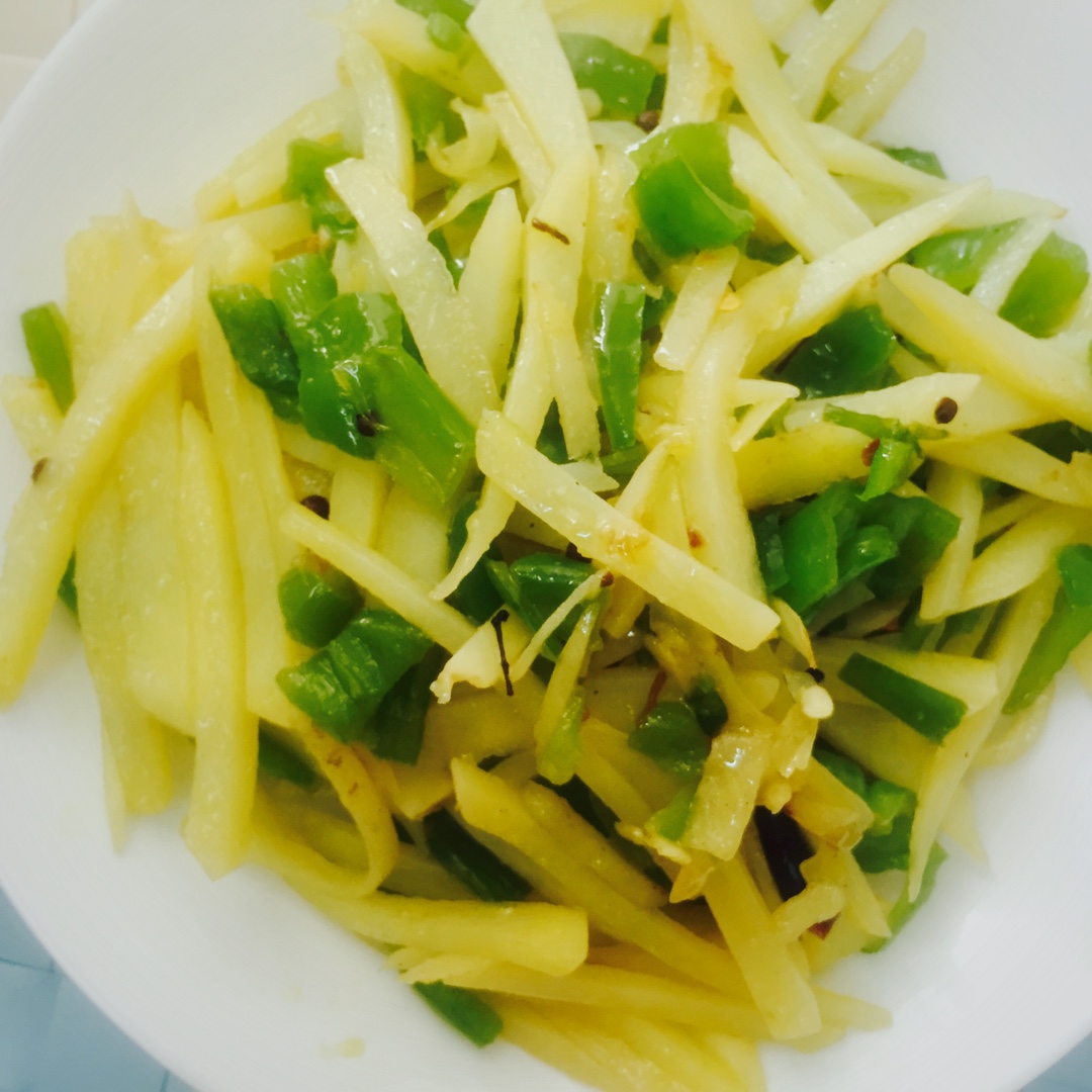 青椒土豆丝