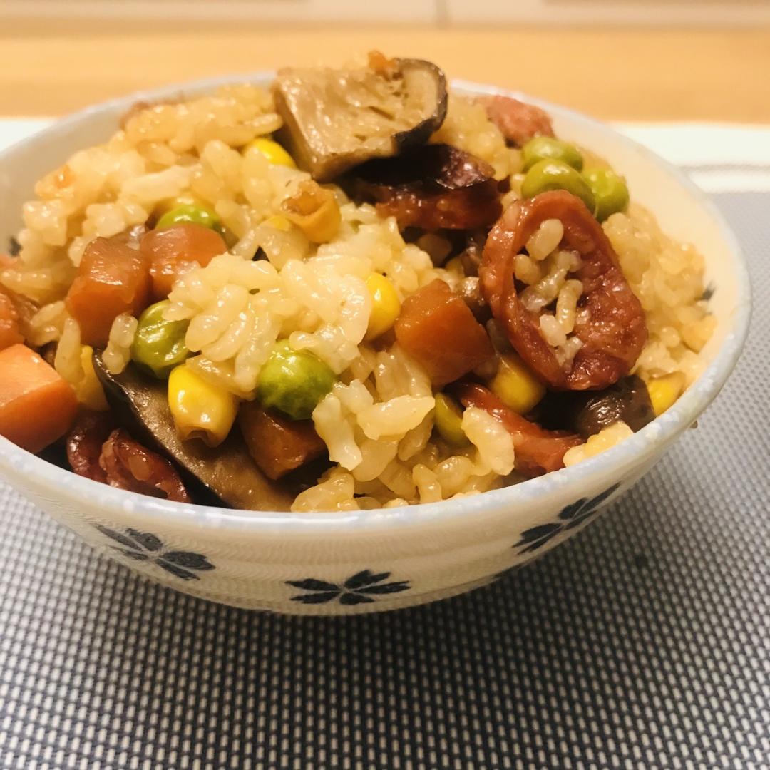 腊肠焖饭