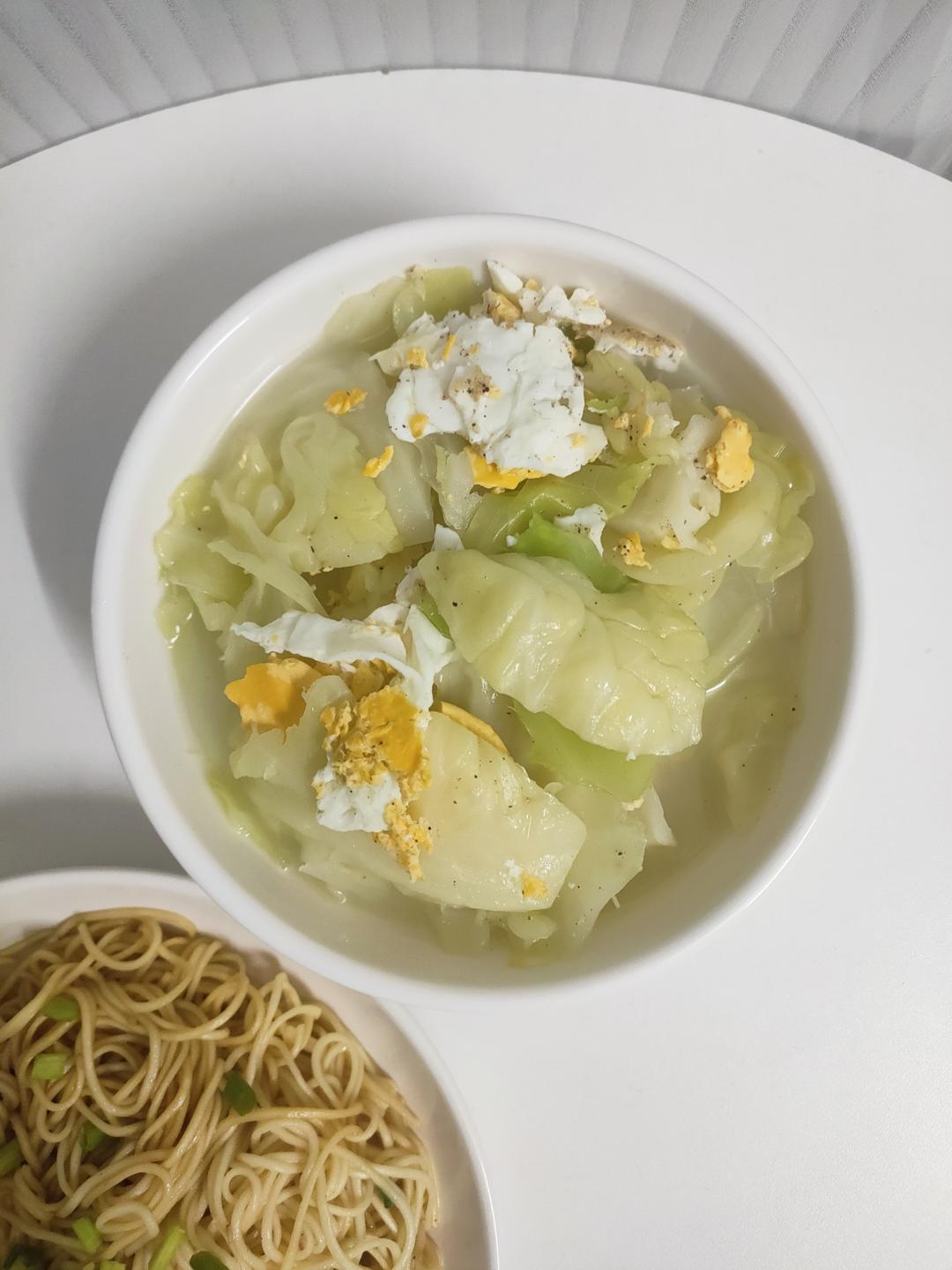 包菜鸡蛋汤