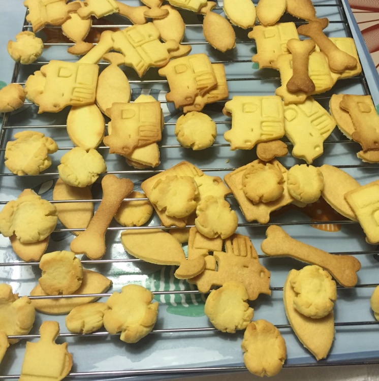 卡通黄油饼干