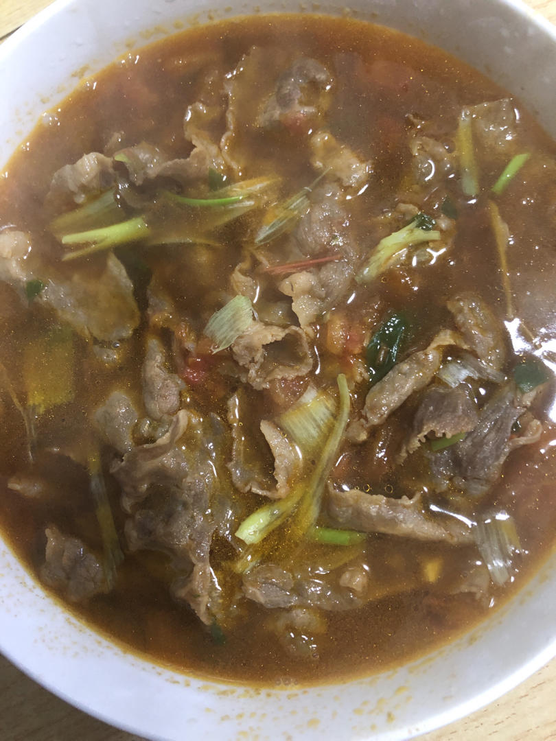 番茄肥牛汤