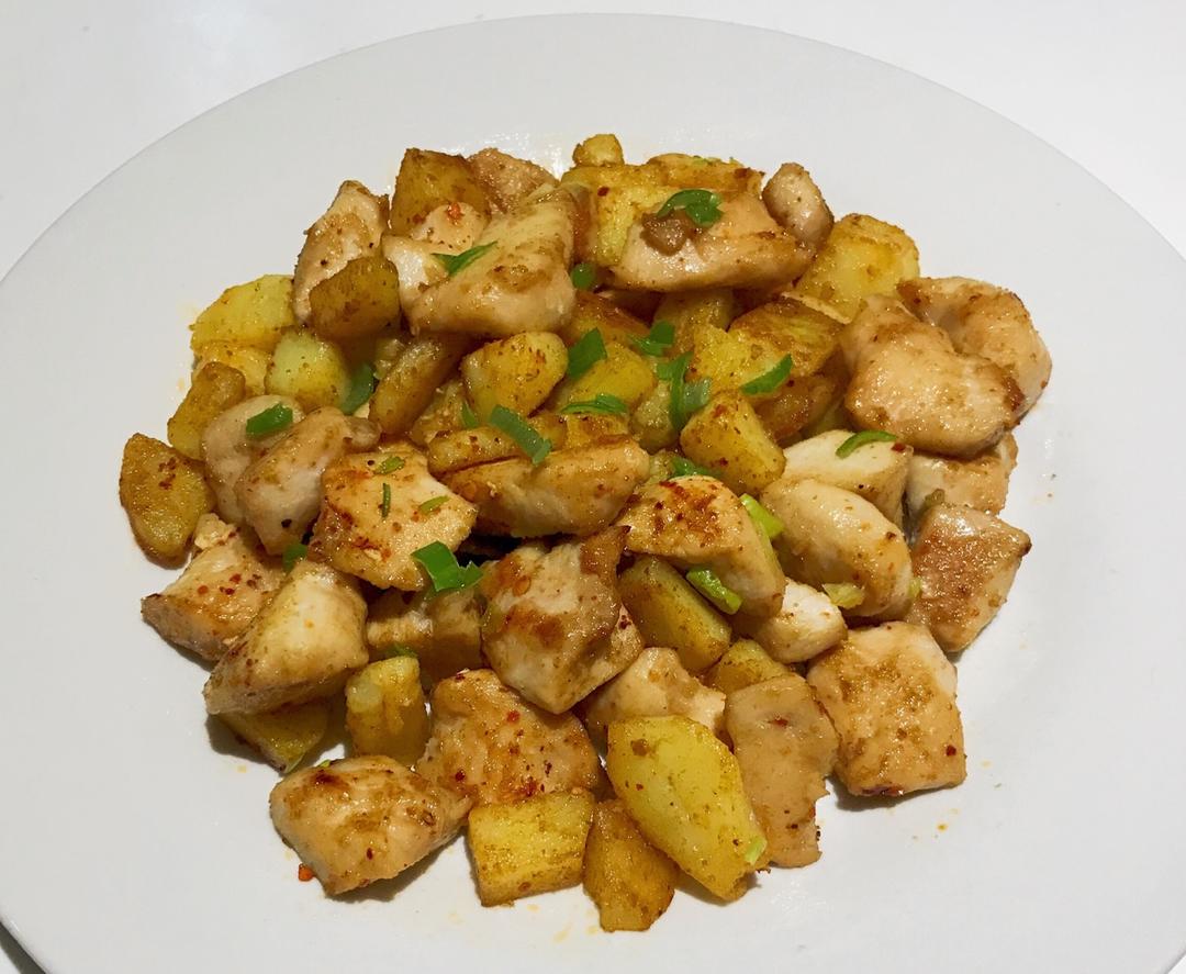 一道怎么做都好吃的干煎土豆鸡丁（红烧，咖喱，椒盐，孜然）