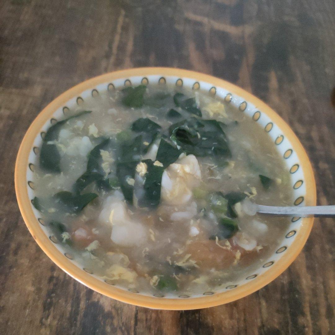 简单早餐-疙瘩汤