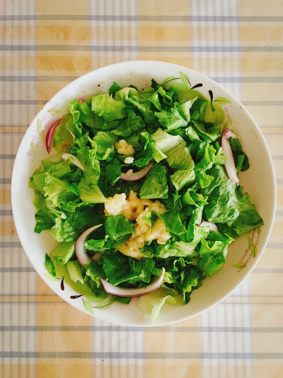 低脂清爽土豆泥生菜salad