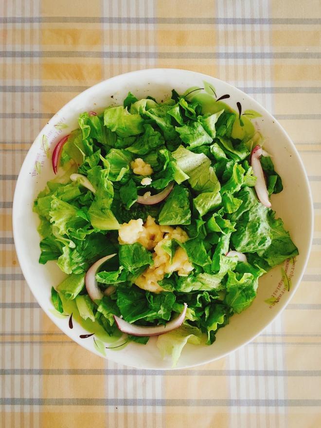 低脂清爽土豆泥生菜salad的做法