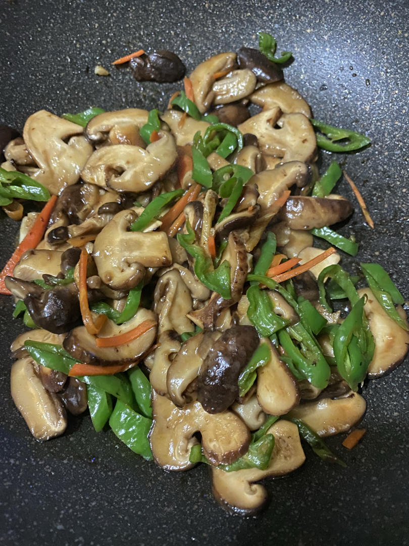 🔥低脂美味～比肉还好吃的爆炒香菇
